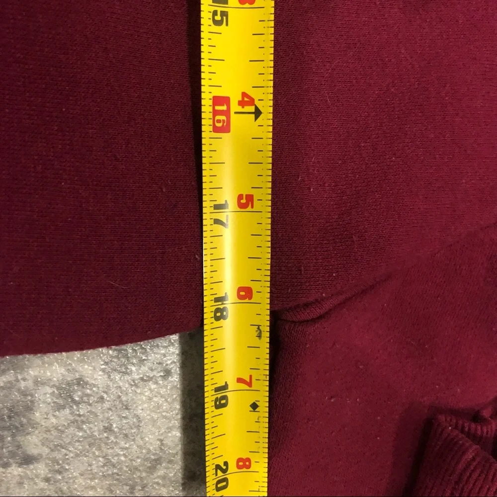 🎉HP x 2🎉❤️‍🔥Starter Hoodie Sweatshirt-Burgundy- Measurements in Photos❤️‍🔥 - Picture 12 of 13